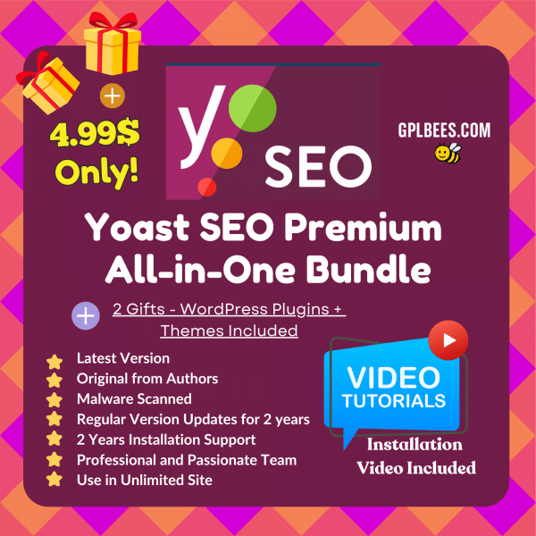 Yoast Seo Premium - All In One Bundle At Best Price - Gpl Bees