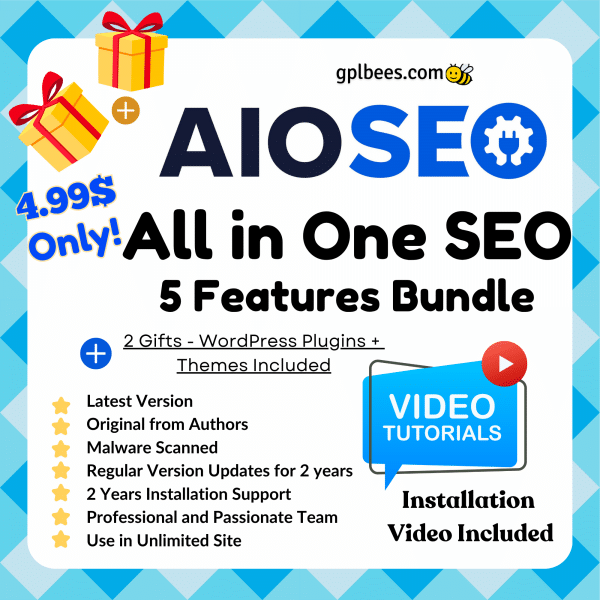 All In One Seo Pack Pro At Best Price - Gpl Bees