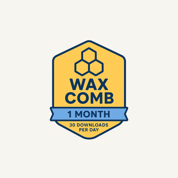Wax Comb - 1 Month Membership At Best Price - Gpl Bees