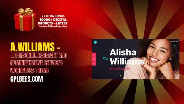 A.williams – A Personal Assistant And Administrative Services Wordpress Theme At Best Price - Gpl Bees