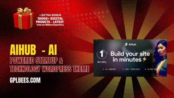 Aihub  - Ai Powered Startup &Amp; Technology Wordpress Theme At Best Price - Gpl Bees
