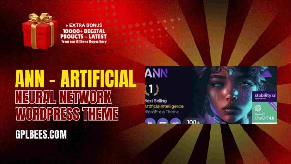 Ann – Artificial Neural Network Wordpress Theme At Best Price - Gpl Bees