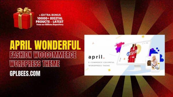 April Wonderful Fashion Woocommerce Wordpress Theme At Best Price - Gpl Bees