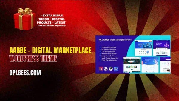 Aabbe – Digital Marketplace Wordpress Theme At Best Price - Gpl Bees