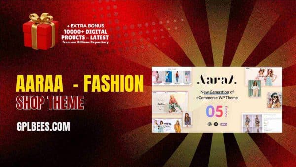 Aaraa  - Fashion Shop Theme At Best Price - Gpl Bees