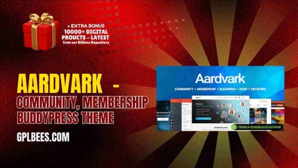 Aardvark  - Community, Membership, Buddypress Theme At Best Price - Gpl Bees