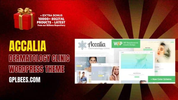 Accalia Dermatology Clinic Wordpress Theme At Best Price - Gpl Bees