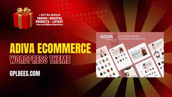 Adiva Ecommerce Wordpress Theme At Best Price - Gpl Bees