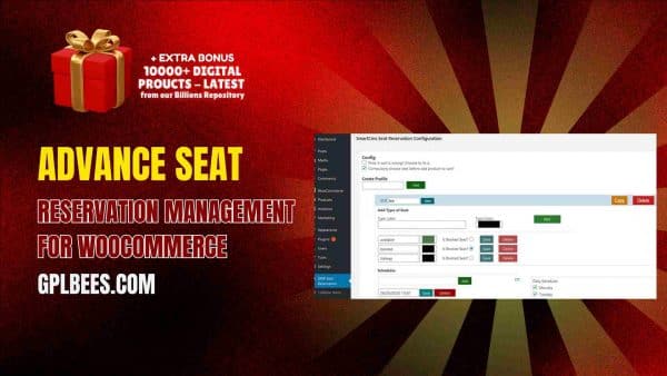 Advance Seat Reservation Management For Woocommerce At Best Price - Gpl Bees