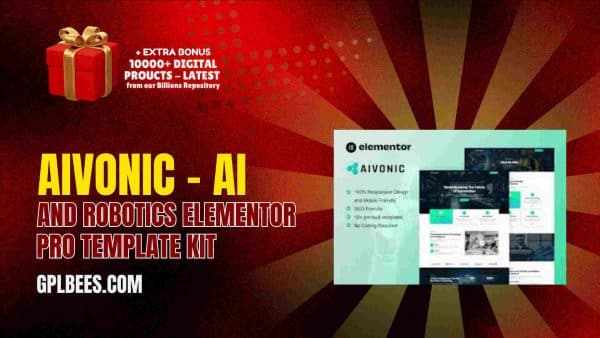 Aivonic – Ai And Robotics Elementor Pro Template Kit At Best Price - Gpl Bees