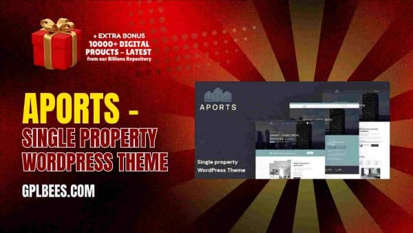 Aports – Single Property Wordpress Theme At Best Price - Gpl Bees