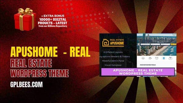 Apushome  - Real Estate Wordpress Theme At Best Price - Gpl Bees