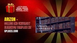 Arizon – College and University Elementor Template Kit - Buy GPL 7 at Best Price