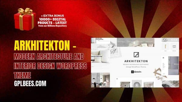 Arkhitekton – Modern Architecture And Interior Design Wordpress Theme At Best Price - Gpl Bees