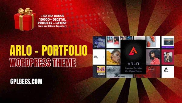 Arlo – Portfolio Wordpress Theme At Best Price - Gpl Bees