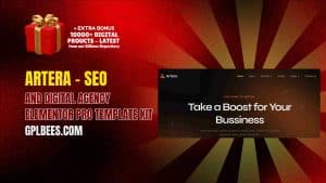 Artera – SEO and Digital Agency Elementor Pro Template Kit