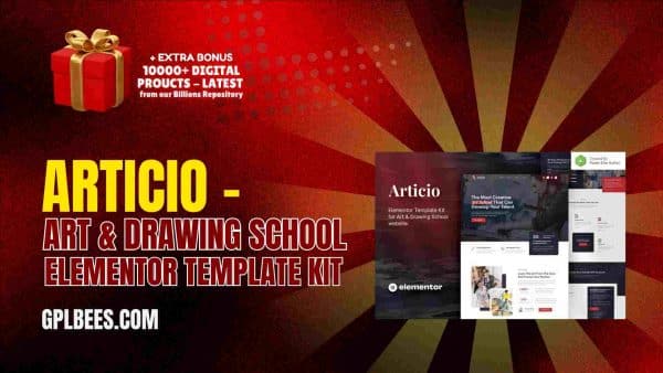 Articio – Art &Amp; Drawing School Elementor Template Kit At Best Price - Gpl Bees