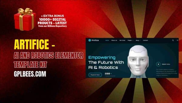 Artifice – Ai And Robotics Elementor Template Kit At Best Price - Gpl Bees