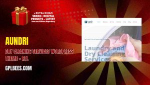 Aundri – Dry Cleaning Services WordPress Theme + RTL - Buy GPL 7 at Best Price