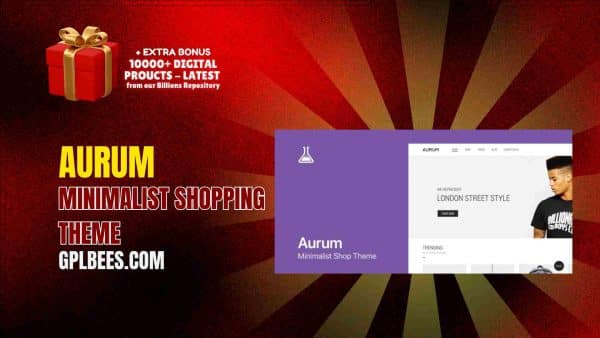 Aurum  - Minimalist Shopping Theme At Best Price - Gpl Bees