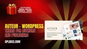 Auteur – WordPress Theme for Authors and Publishers