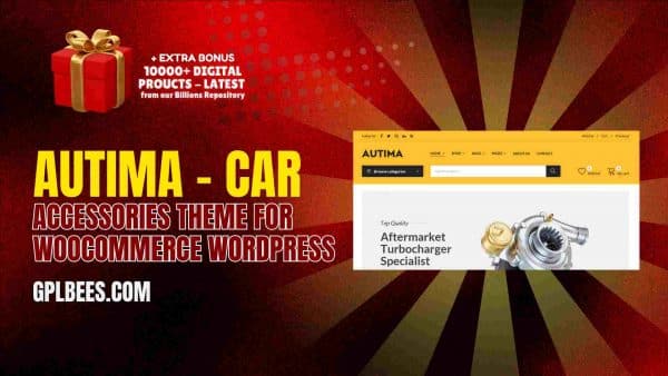 Autima – Car Accessories Theme For Woocommerce Wordpress At Best Price - Gpl Bees