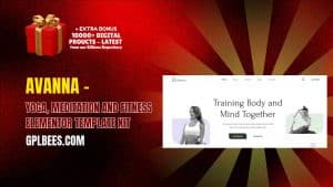 Avanna – Yoga, Meditation and Fitness Elementor Template Kit - Buy GPL 13 at Best Price