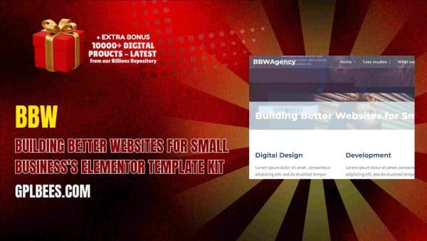 Bbw – Building Better Websites For Small Business’s Elementor Template Kit At Best Price - Gpl Bees