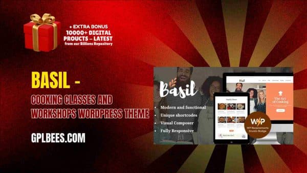 Basil – Cooking Classes And Workshops Wordpress Theme At Best Price - Gpl Bees