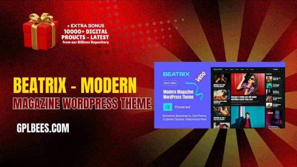 Beatrix – Modern Magazine Wordpress Theme At Best Price - Gpl Bees
