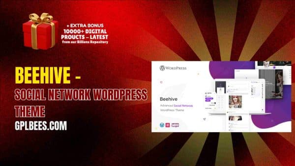 Beehive – Social Network Wordpress Theme At Best Price - Gpl Bees