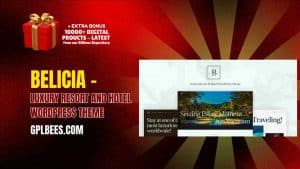 Belicia – Luxury Resort and Hotel WordPress Theme - Buy GPL Hotel Wordpress Themes at Best Price