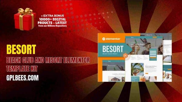 Besort – Beach Club And Resort Elementor Template Kit At Best Price - Gpl Bees