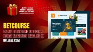 BetCourse – Sports Betting and Prediction Course Elementor Template Kit - Buy GPL 19 at Best Price