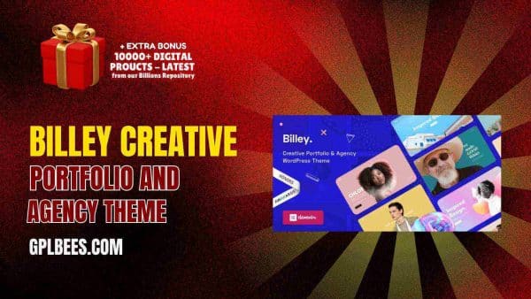 Billey  - Creative Portfolio &Amp; Agency Wordpress Theme At Best Price - Gpl Bees