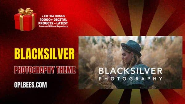 Blacksilver Photography Theme At Best Price - Gpl Bees