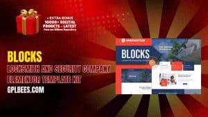 Blocks – Locksmith and Security Company Elementor Template Kit - Buy GPL 3 at Best Price