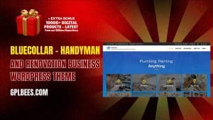 BlueCollar – Handyman and Renovation Business WordPress Theme - Buy GPL 9 at Best Price