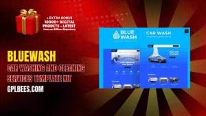 Bluewash – Car Washing and Cleaning Services Template Kit - Buy GPL 22 at Best Price