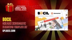 Bocil – Children Kindergarten Elementor Template Kit - Buy GPL 22 at Best Price