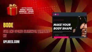 Bode – Gym and Sports Elementor Template Kit - Buy GPL 23 at Best Price