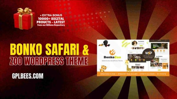 Bonko Safari &Amp; Zoo Wordpress Theme At Best Price - Gpl Bees