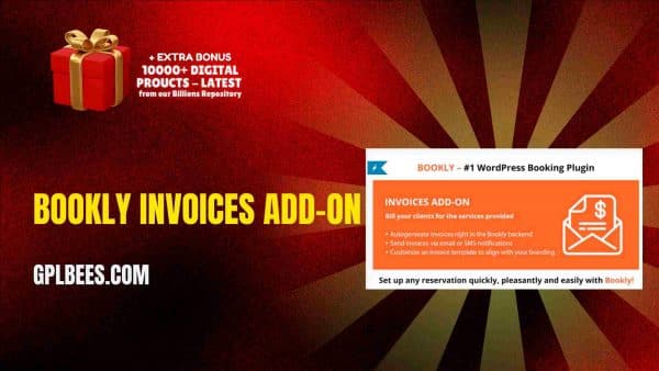 Bookly Invoices Add-On At Best Price - Gpl Bees