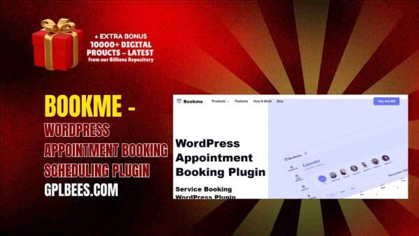 Bookme – Wordpress Appointment Booking Scheduling Plugin At Best Price - Gpl Bees