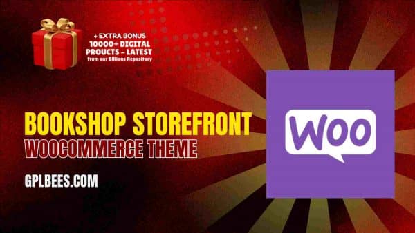 Bookshop Storefront Woocommerce Theme At Best Price - Gpl Bees