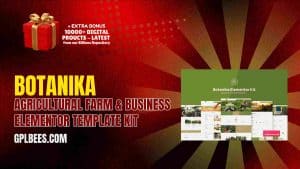 Botanika Agricultural Farm & Business Elementor Template Kit - Buy GPL 24 at Best Price