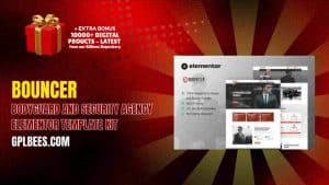 Bouncer – Bodyguard and Security Agency Elementor Template Kit - Buy GPL 24 at Best Price
