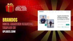 Brandos – Digital Marketing Elementor Template Kit - Buy GPL 24 at Best Price