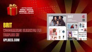 Brit – WooCommerce Elementor Pro Template Kit - Buy GPL 25 at Best Price
