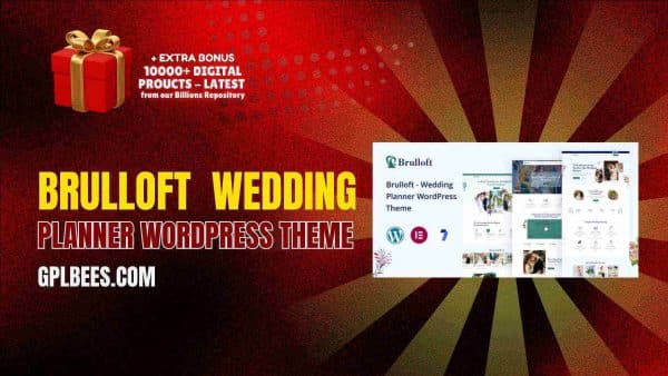 Brulloft  – Wedding Planner Wordpress Theme At Best Price - Gpl Bees